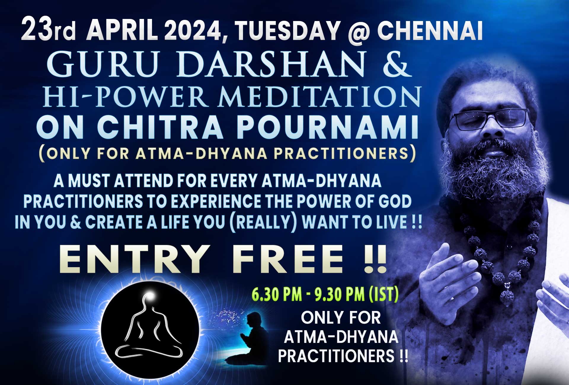 Chitra Pournami Hi Power Meditation APRIL 2024 Cosmic Creations